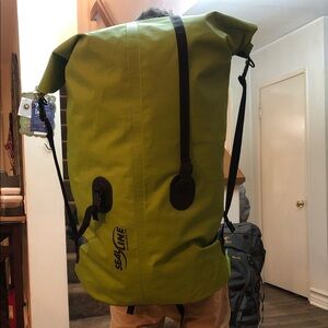 Green Waterproof Backpack